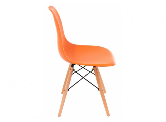 Стул Eames PC-015 оранжевый