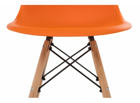Стул Eames PC-015 оранжевый
