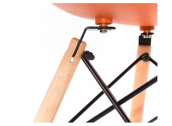 Стул Eames PC-015 оранжевый