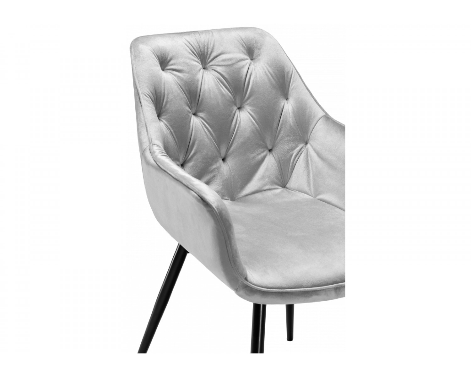Стул на металлокаркасе Remo light gray