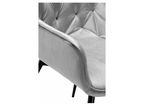 Стул на металлокаркасе Remo light gray