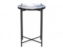 Журнальный столик SHT-CT8-3 млечный путь / черный муар