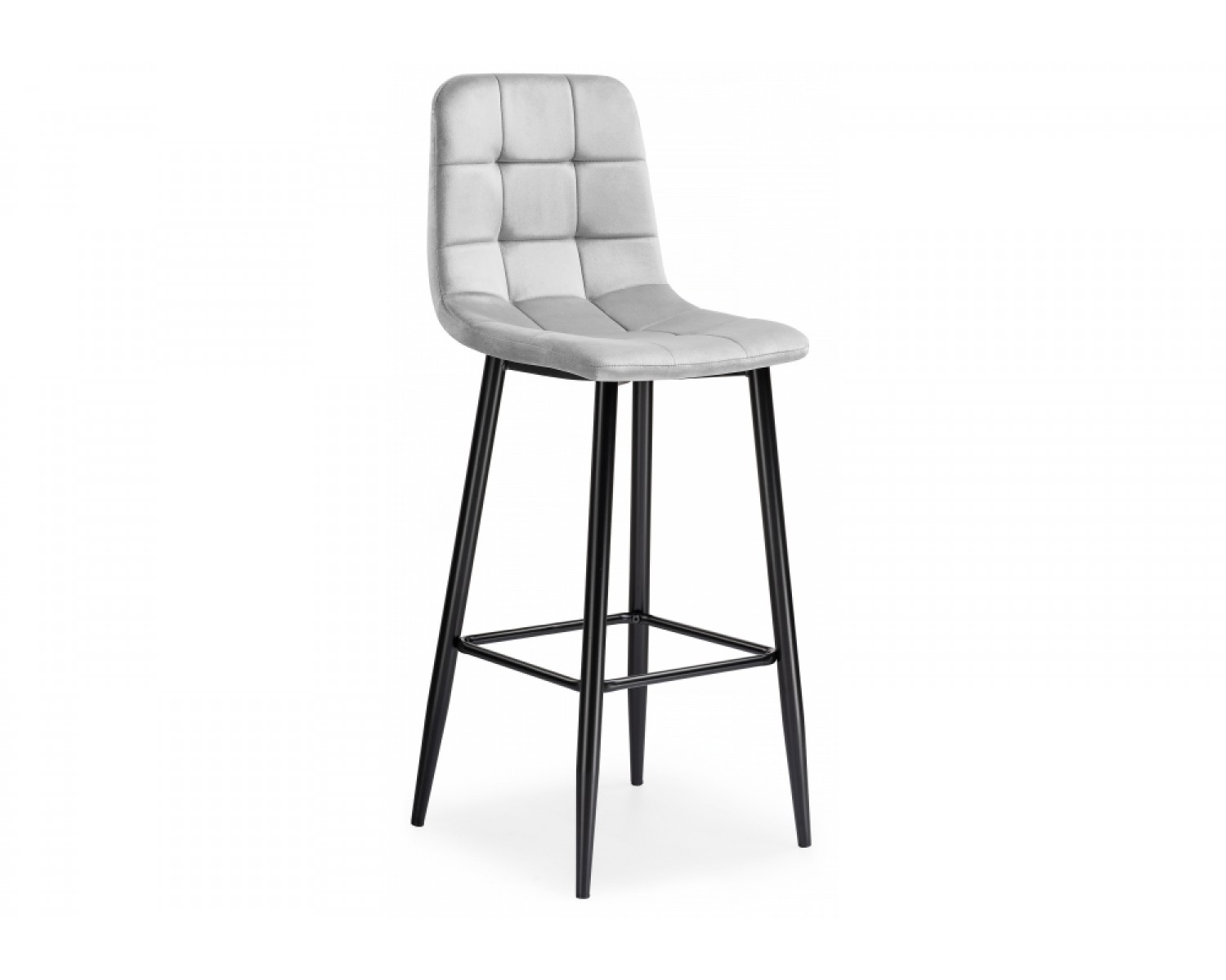 Барный стул Chio light gray / black