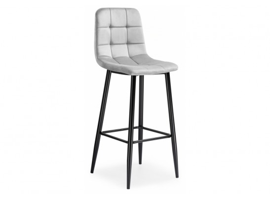 Барный стул Chio light gray / black