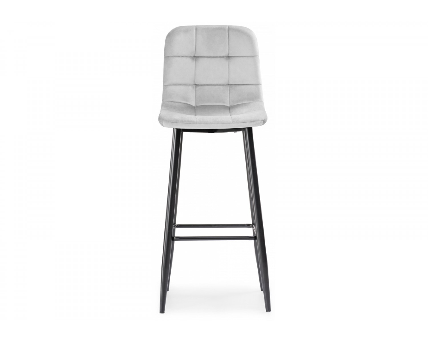 Барный стул Chio light gray / black