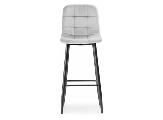 Барный стул Chio light gray / black