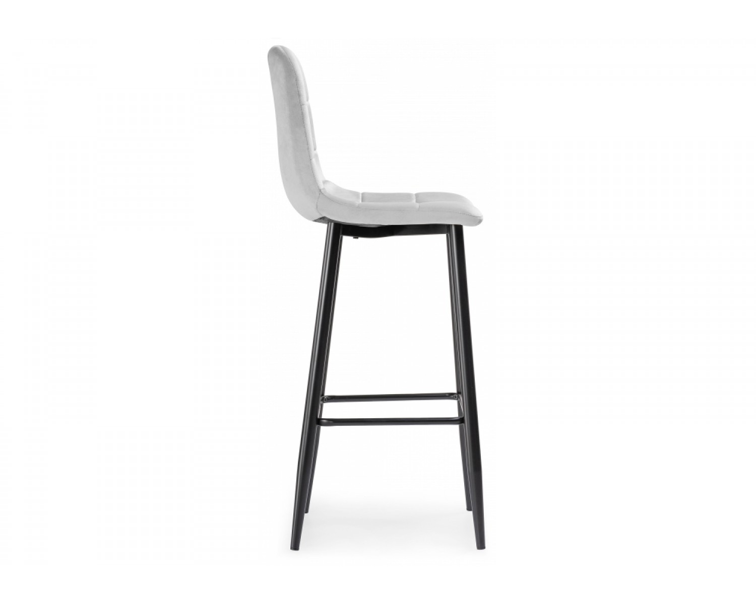 Барный стул Chio light gray / black