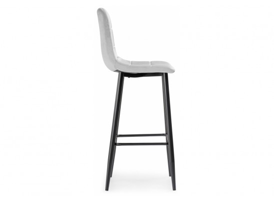 Барный стул Chio light gray / black