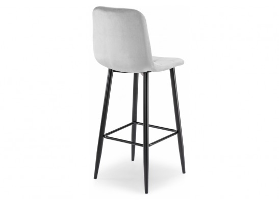 Барный стул Chio light gray / black