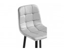 Барный стул Chio light gray / black
