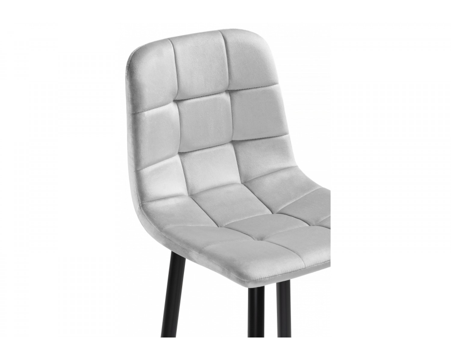 Барный стул Chio light gray / black