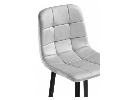 Барный стул Chio light gray / black