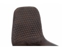 Барный стул Drop black / dark brown
