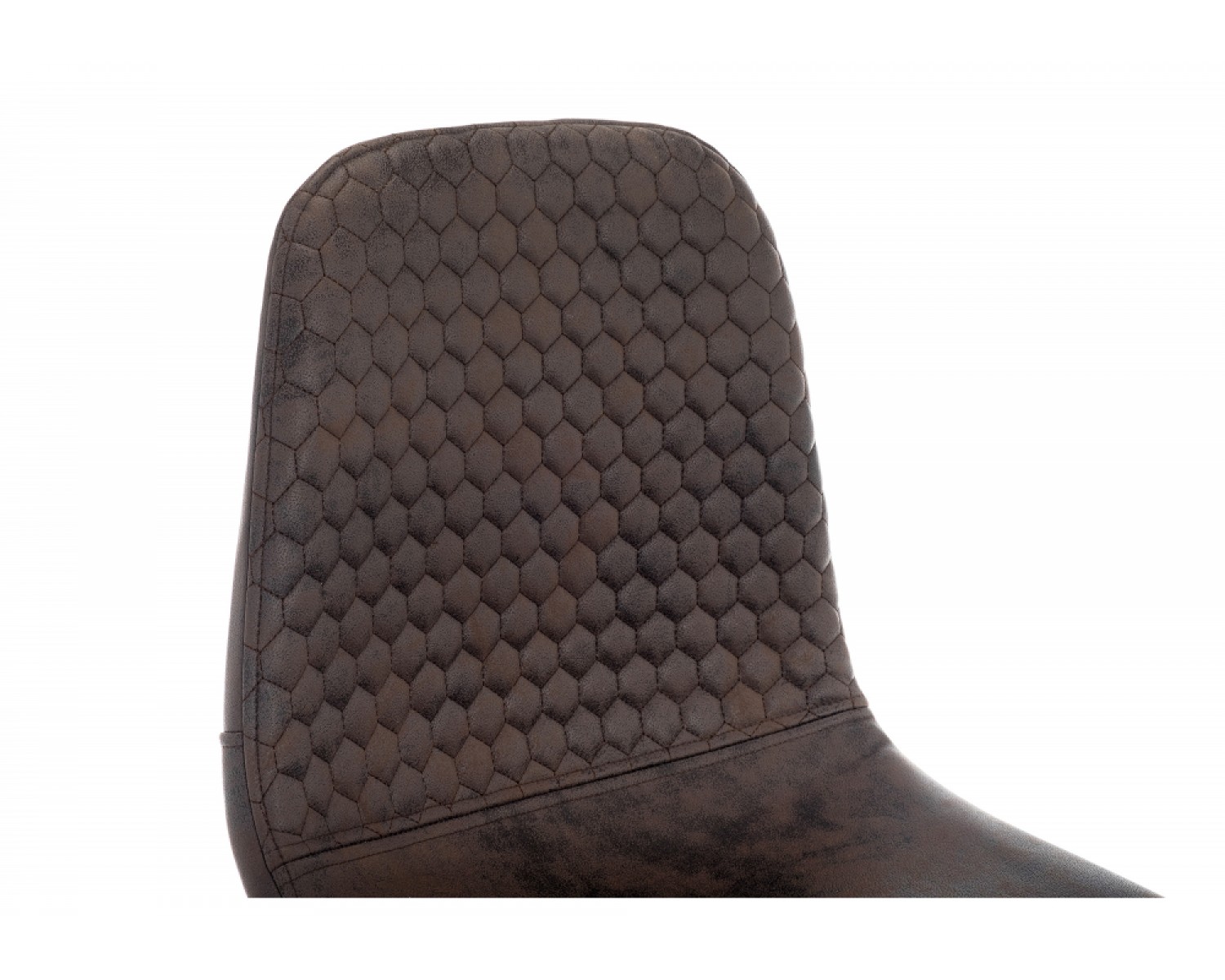 Барный стул Drop black / dark brown