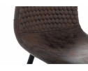 Барный стул Drop black / dark brown