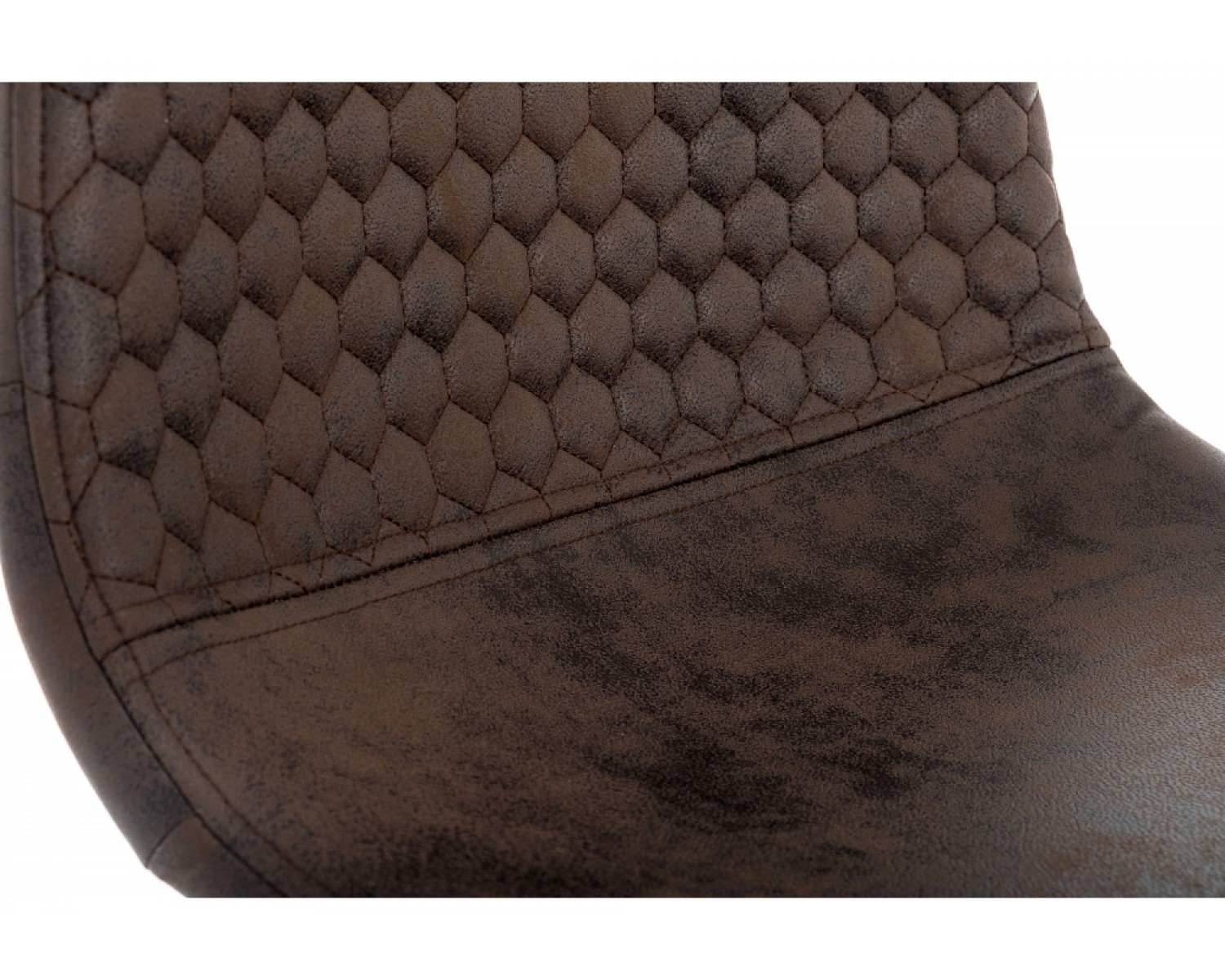 Барный стул Drop black / dark brown