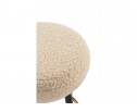 Барный стул Plato white fabric