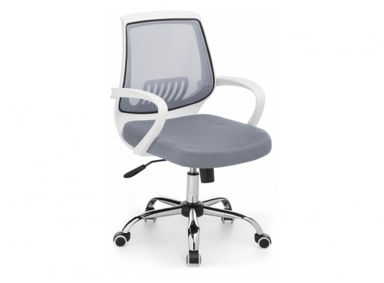 Компьютерное кресло Ergoplus light gray / white