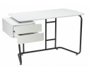 Компьютерный стол Desk 131х58х76 white / black