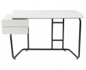 Компьютерный стол Desk 131х58х76 white / black