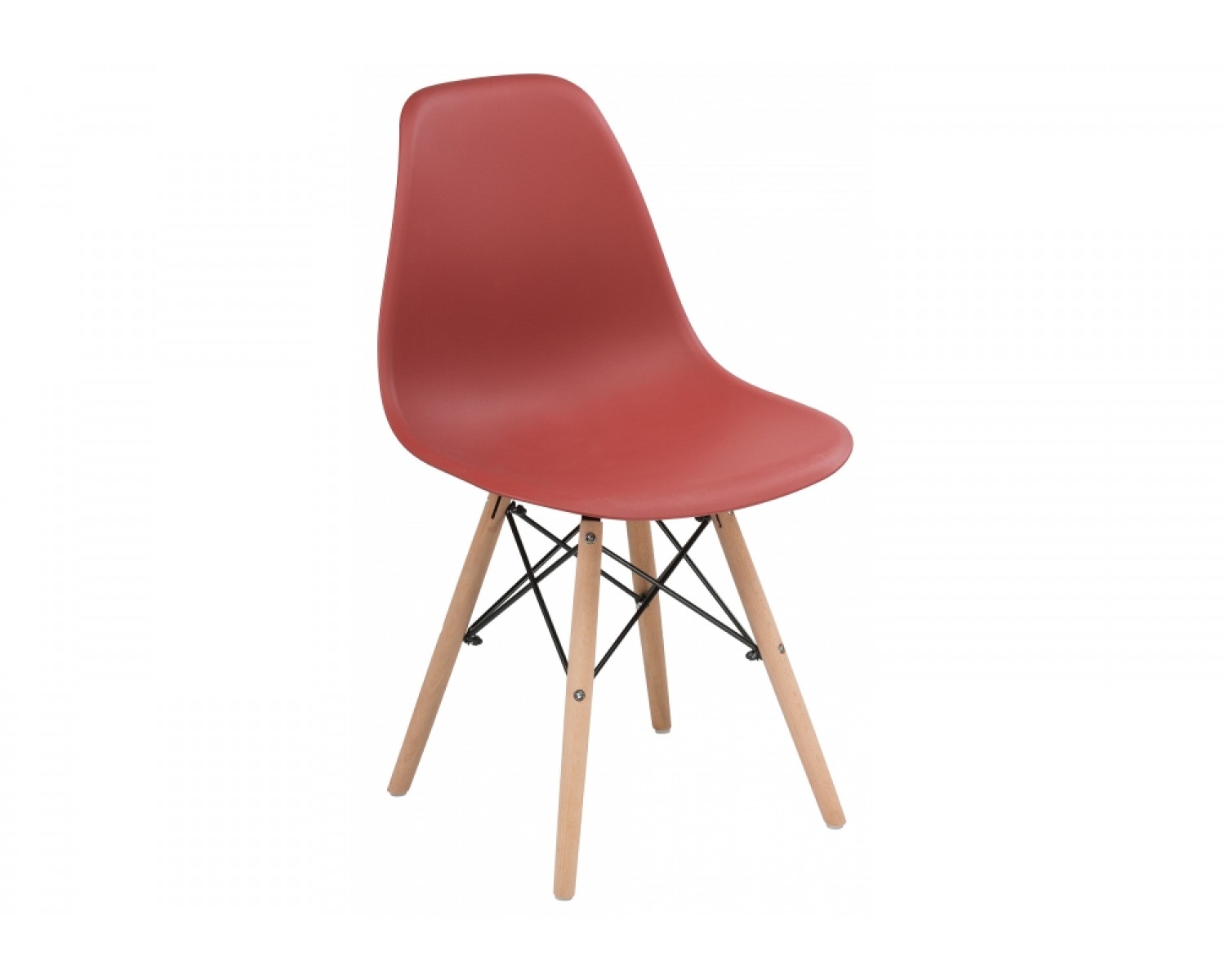 Пластиковый стул Eames PC-015 bordeaux
