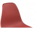 Пластиковый стул Eames PC-015 bordeaux