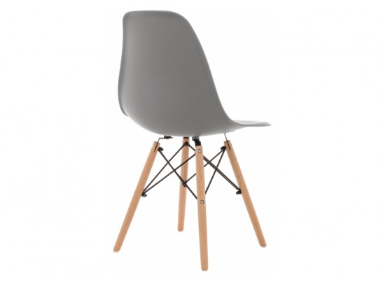 Пластиковый стул Eames PC-015 серый