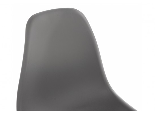 Пластиковый стул Eames PC-015 серый