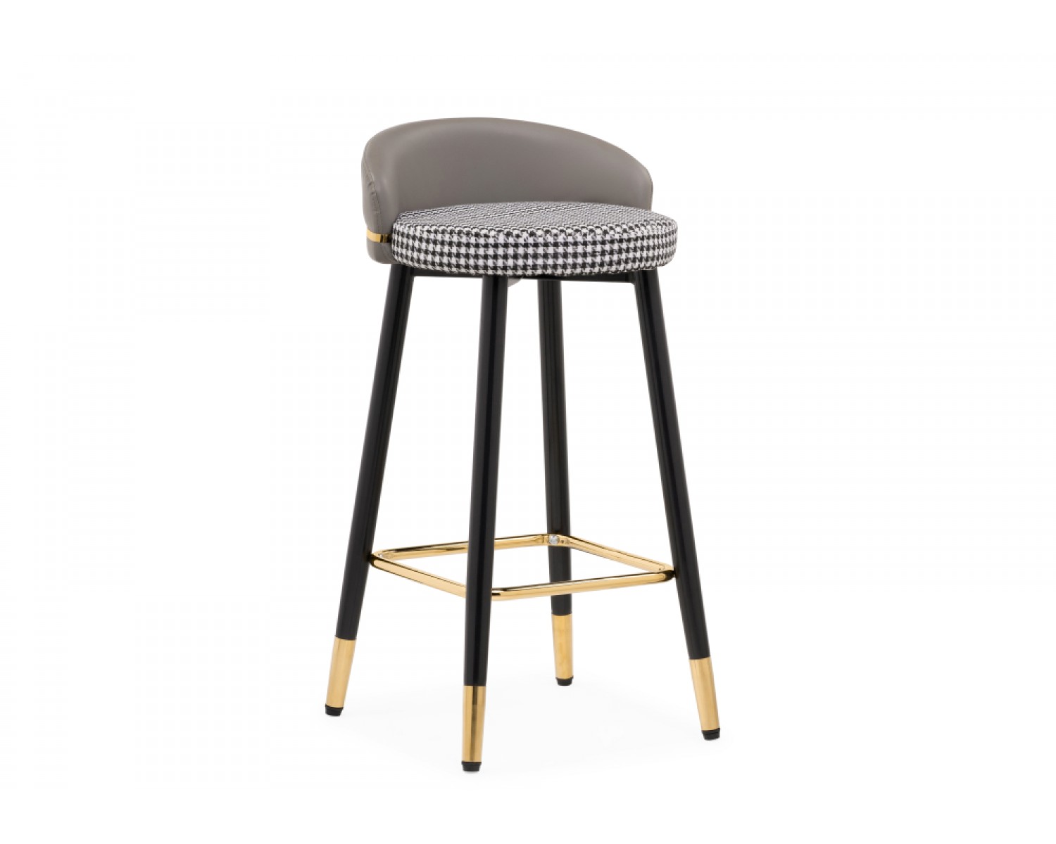 Полубарный стул Kardial gray / black