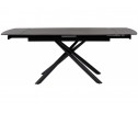 Стол Rivoli matt black marble sintered stone / black