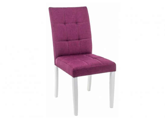 Стул Madina white / fabric purple