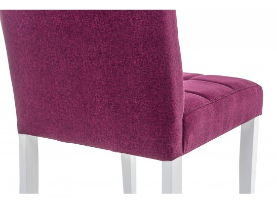 Стул Madina white / fabric purple