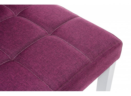 Стул Madina white / fabric purple