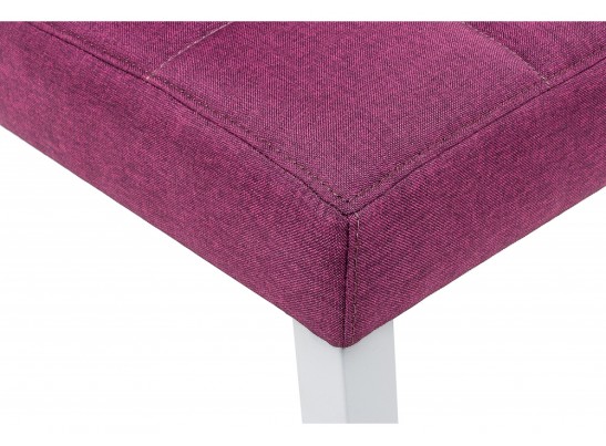 Стул Madina white / fabric purple