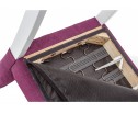 Стул Madina white / fabric purple