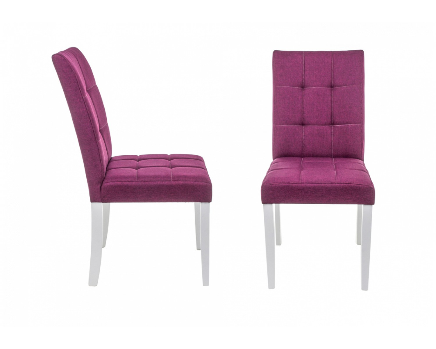 Стул Madina white / fabric purple