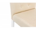 Стул Menson white / fabric сream
