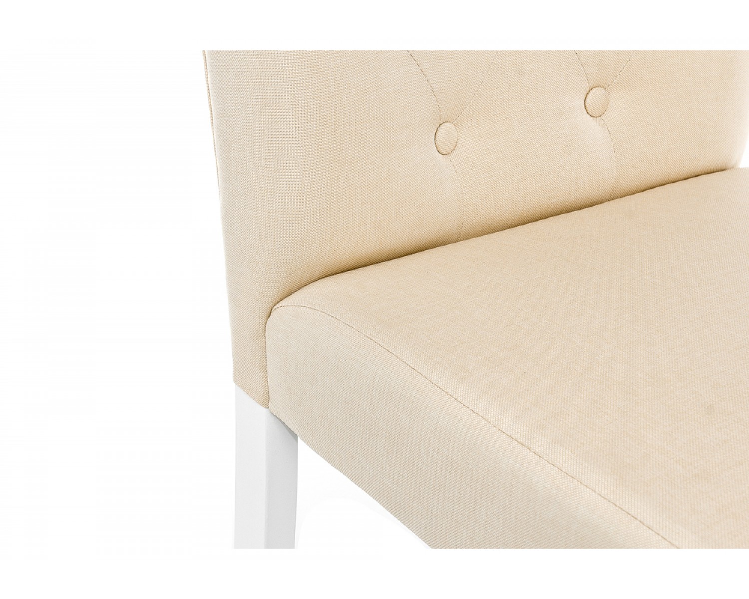 Стул Menson white / fabric сream