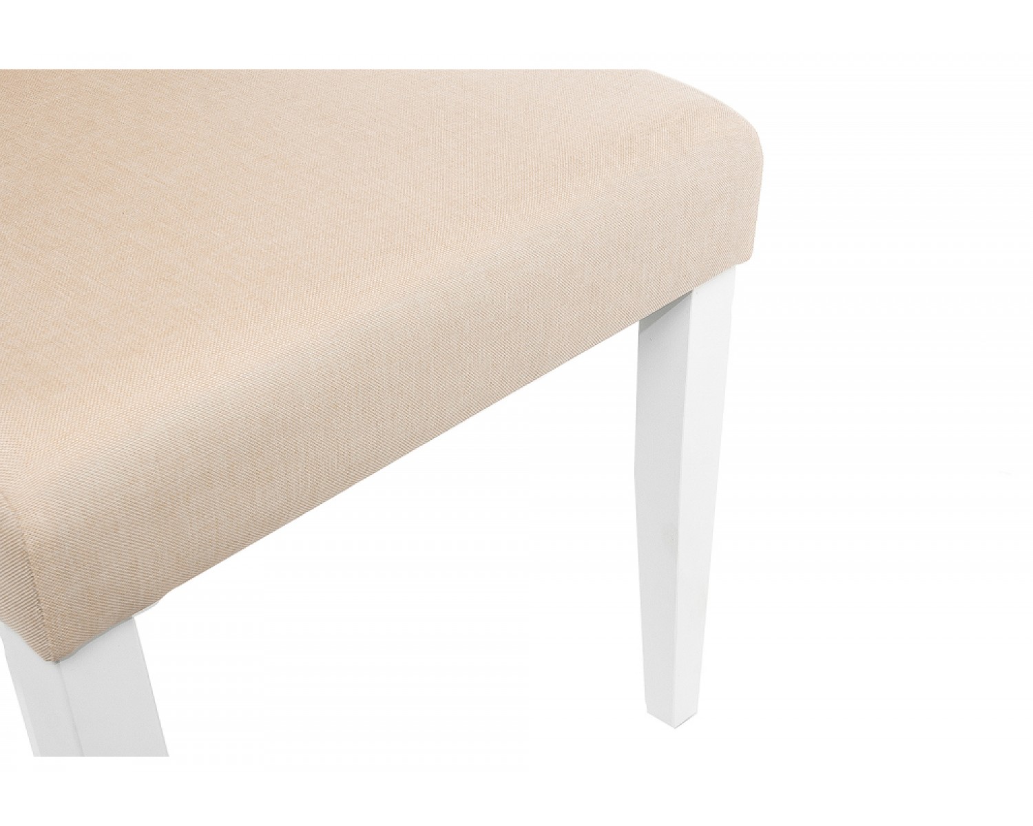 Стул Menson white / fabric сream