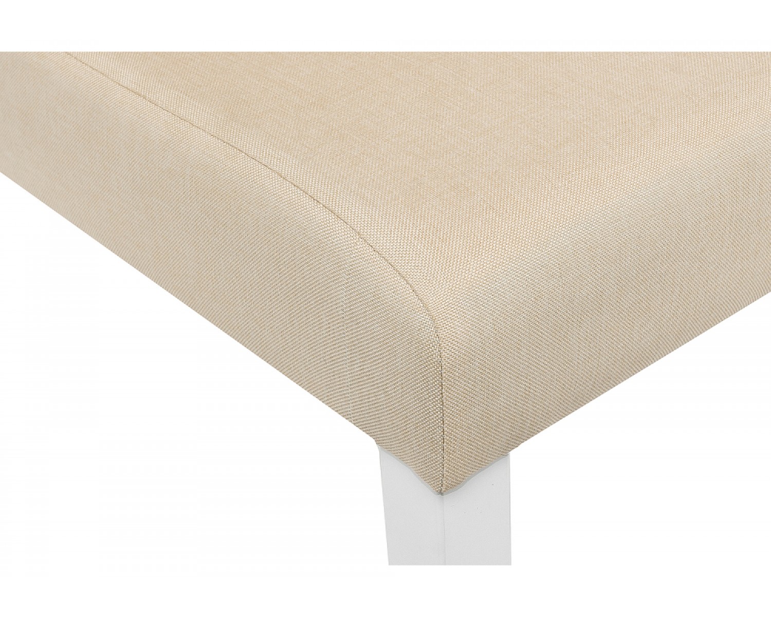 Стул Menson white / fabric сream