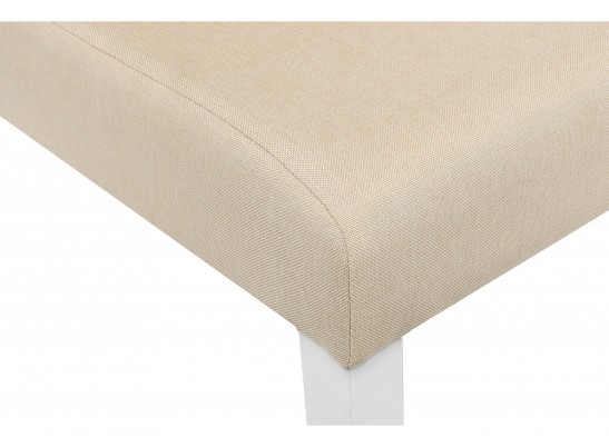 Стул Menson white / fabric сream