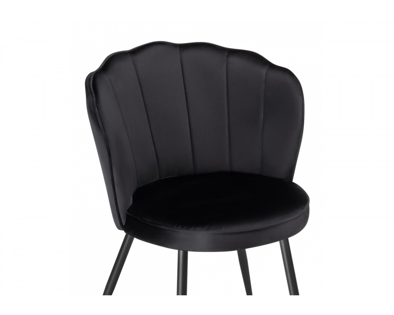 Стул на металлокаркасе Coral black