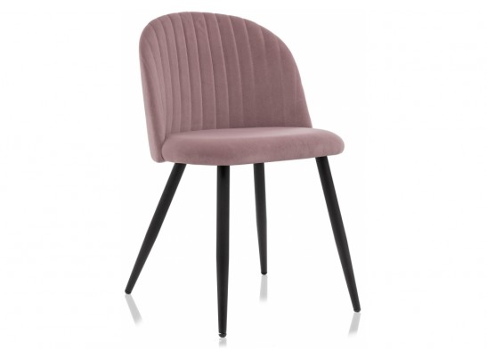Стул на металлокаркасе Gabi 1 light purple / black