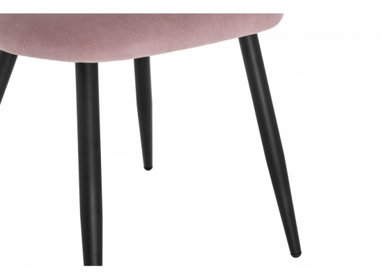 Стул на металлокаркасе Gabi 1 light purple / black