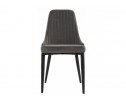 Стул на металлокаркасе Kora dark gray / black