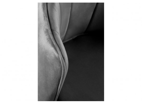 Стул на металлокаркасе Shell dark gray / black