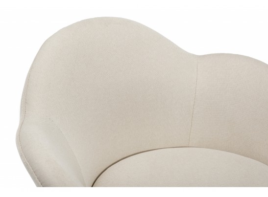 Барный стул Cotton beige fabric