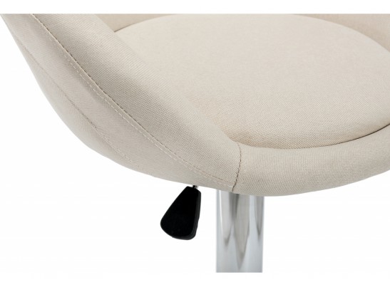 Барный стул Cotton beige fabric