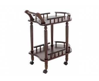 Cервировочный стол Trolly 64х39х80 oak