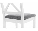 Деревянный стул Bern butter white / grey